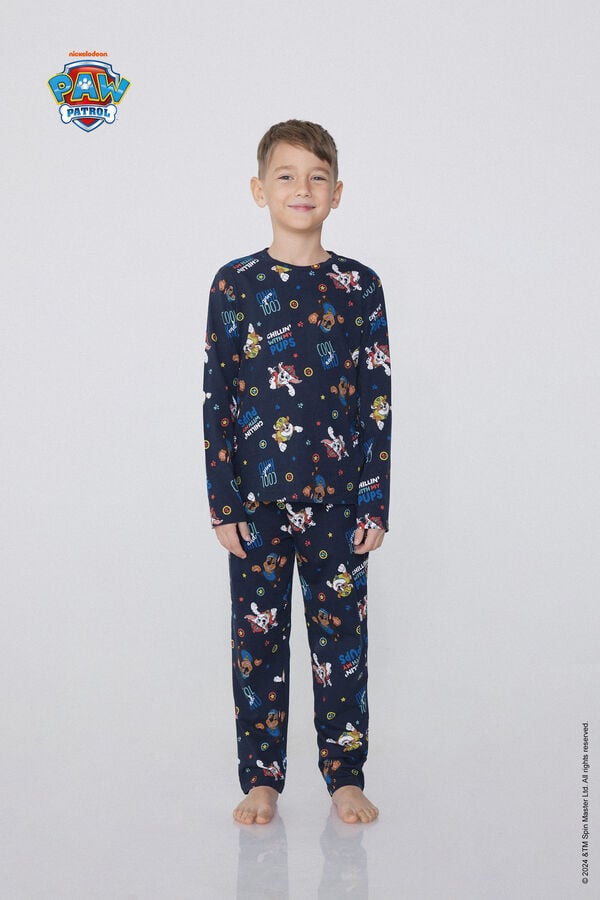 Tezenis Pijama Largo Algodón Estampado Paw Patrol Niño