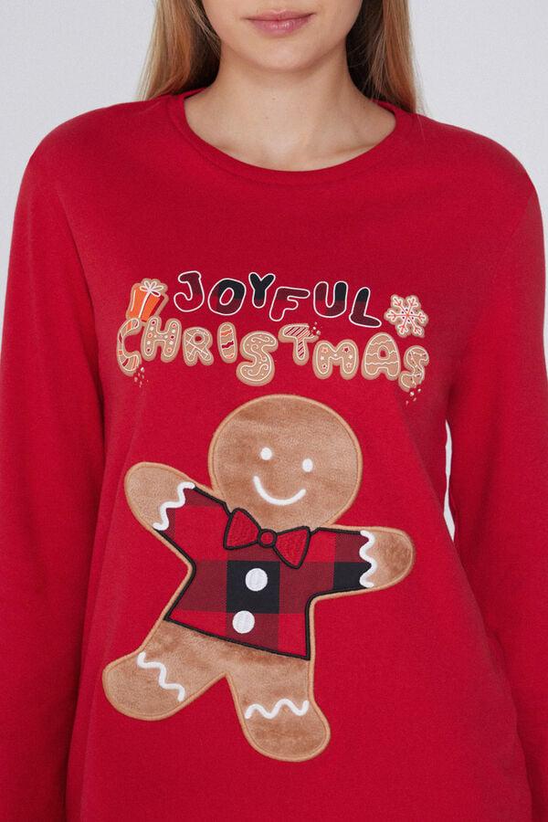 Tezenis Pijama Largo Algodón Grueso Muñeco Jengibre