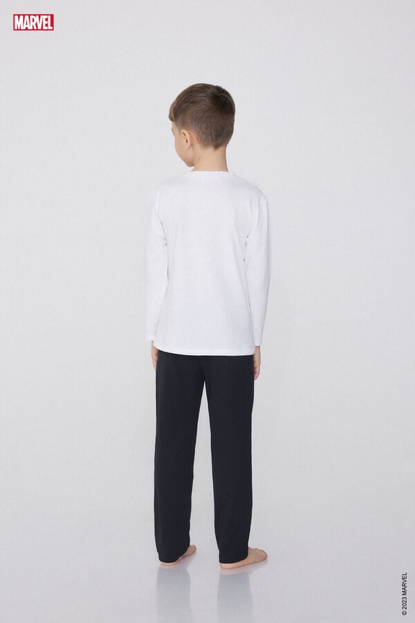 Tezenis Pijama Largo De Algodón Con Estampado Avengers