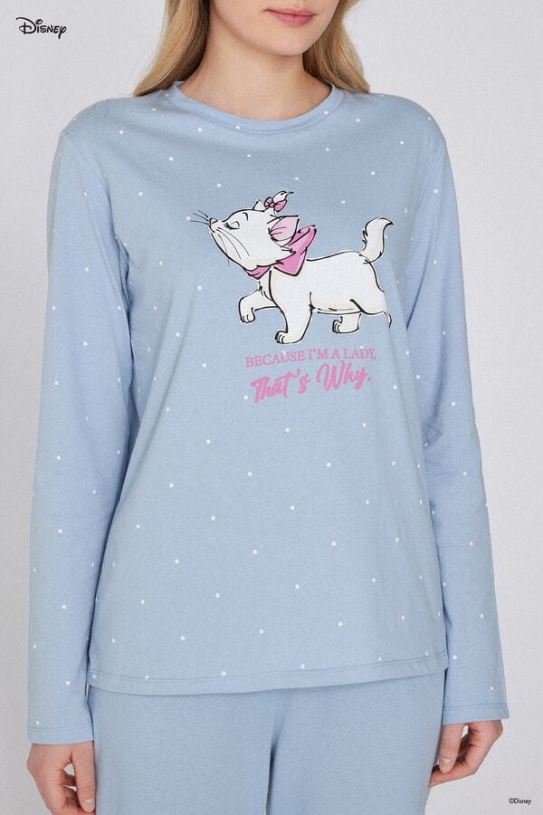 Tezenis Pijama Largo De Algodón Con Estampado Disney Aristogatos
