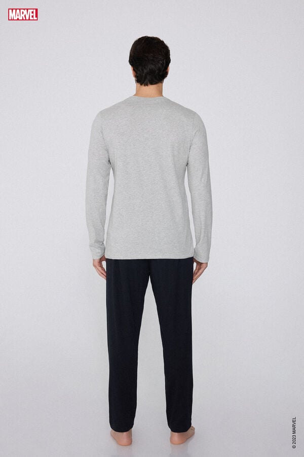 Tezenis Pijama Largo De Algodón Con Estampado Integral Avengers