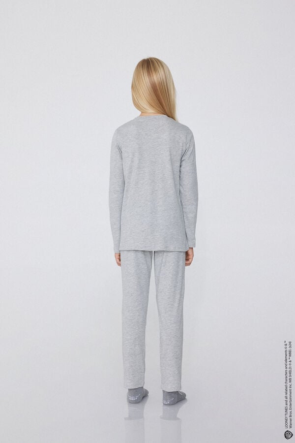 Tezenis Pijama Largo De Algodón Para Niña Looney Tunes