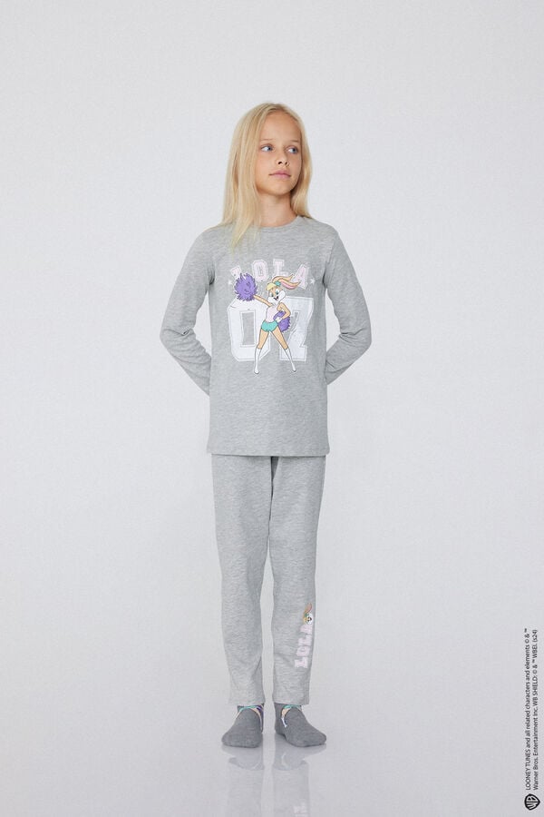 Tezenis Pijama Largo De Algodón Para Niña Looney Tunes