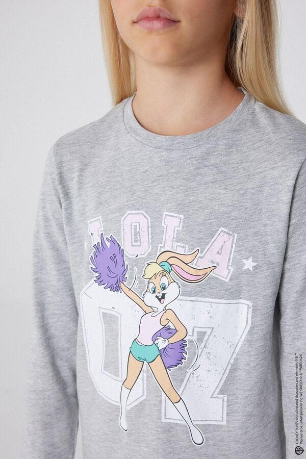 Tezenis Pijama Largo De Algodón Para Niña Looney Tunes