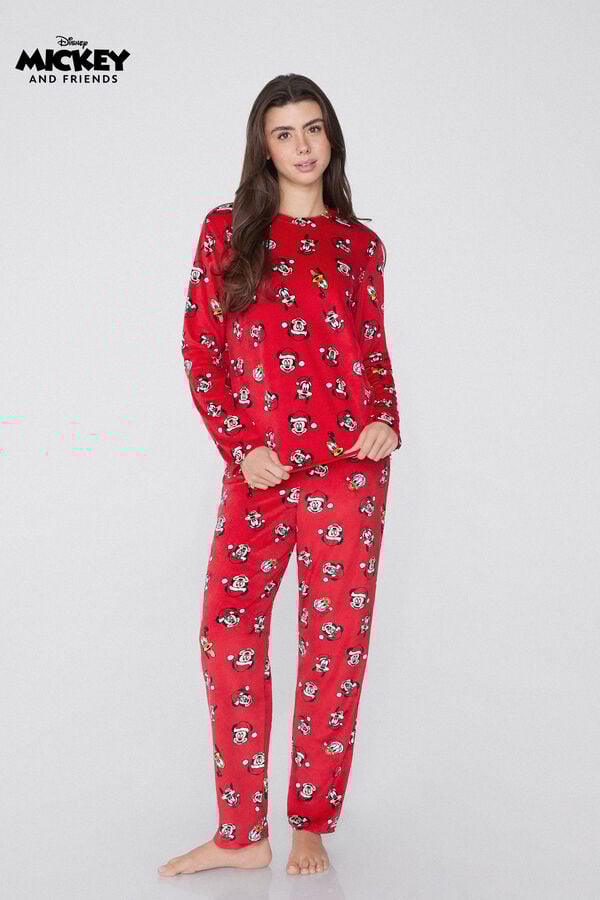 Tezenis Pijama Largo Micropolar Disney Mickey Mouse