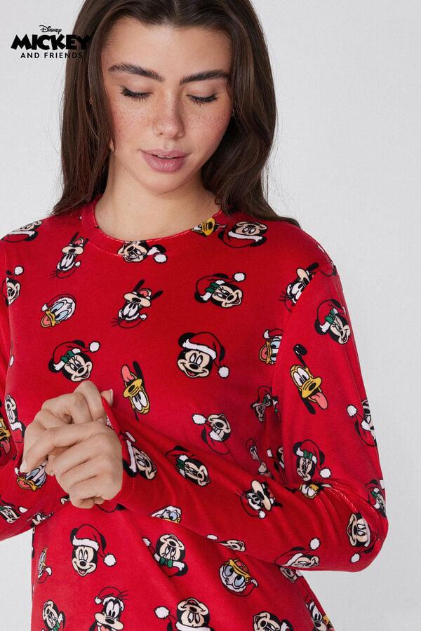 Tezenis Pijama Largo Micropolar Disney Mickey Mouse