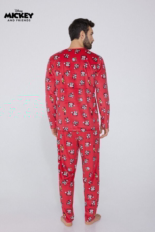 Tezenis Pijama Largo Micropolar Disney Mickey Mouse