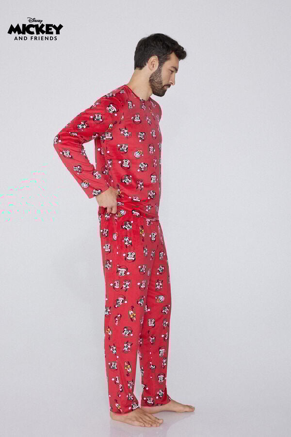 Tezenis Pijama Largo Micropolar Disney Mickey Mouse