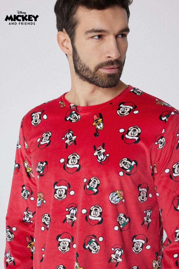 Tezenis Pijama Largo Micropolar Disney Mickey Mouse