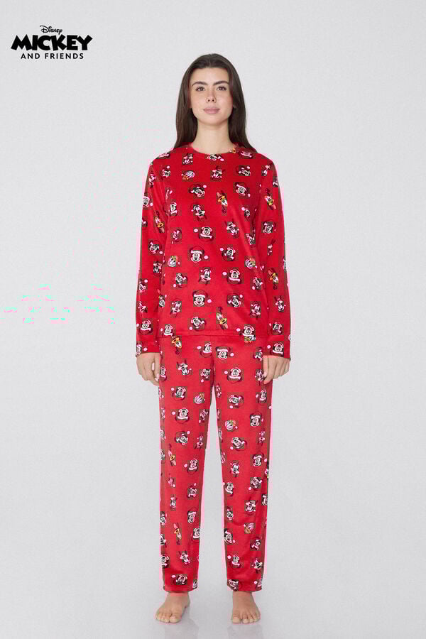 Tezenis Pijama Largo Micropolar Disney Mickey Mouse