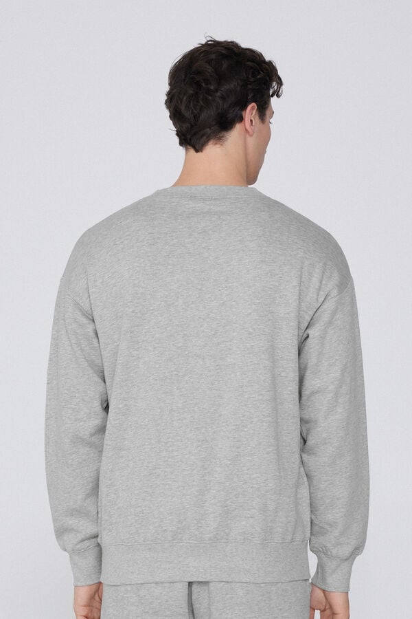 Tezenis Sudadera Básica 100 Algodón Con Cuello Redondo