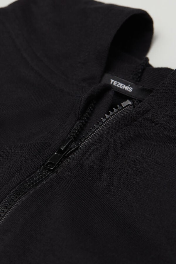 Tezenis Sudadera De Algodón Con Capucha Y Cremallera Unisex Para Niños