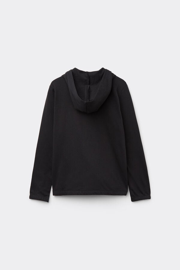 Tezenis Sudadera De Algodón Con Capucha Y Cremallera Unisex Para Niños