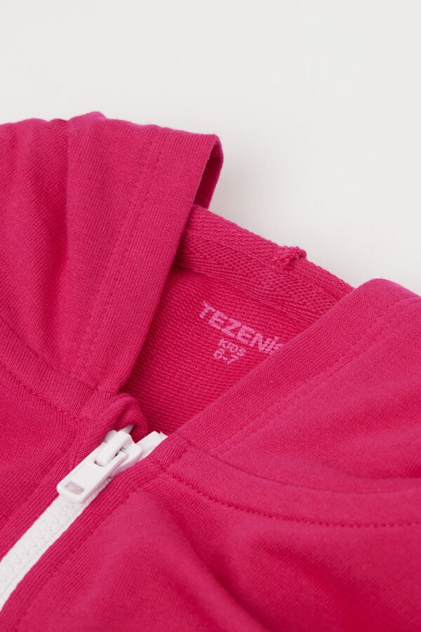 Tezenis Sudadera De Algodón Con Capucha Y Cremallera Unisex Para Niños
