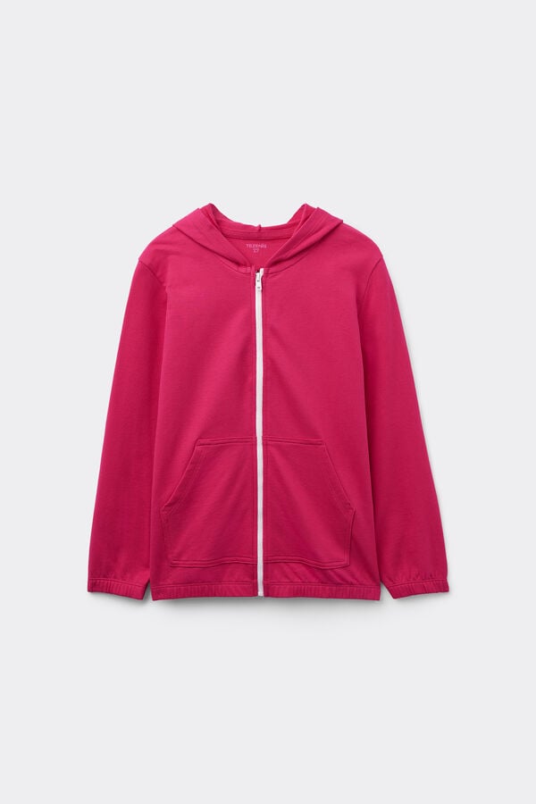 Tezenis Sudadera de Algodón con Capucha y Cremallera Unisex para Niños