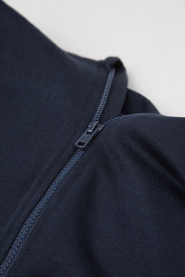 Tezenis Sudadera De Algodón Con Capucha Y Cremallera Unisex Para Niños