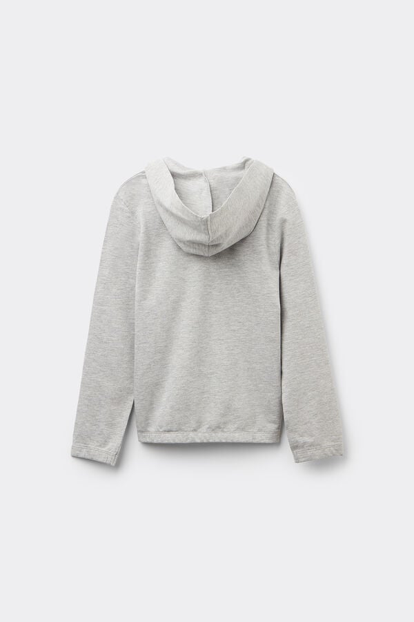 Tezenis Sudadera De Algodón Con Capucha Y Cremallera Unisex Para Niños