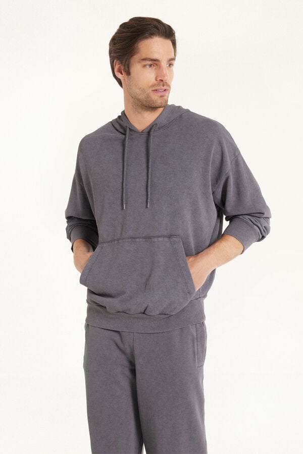 Tezenis Sudadera De Manga Larga Con Capucha Y Efecto Desgastado