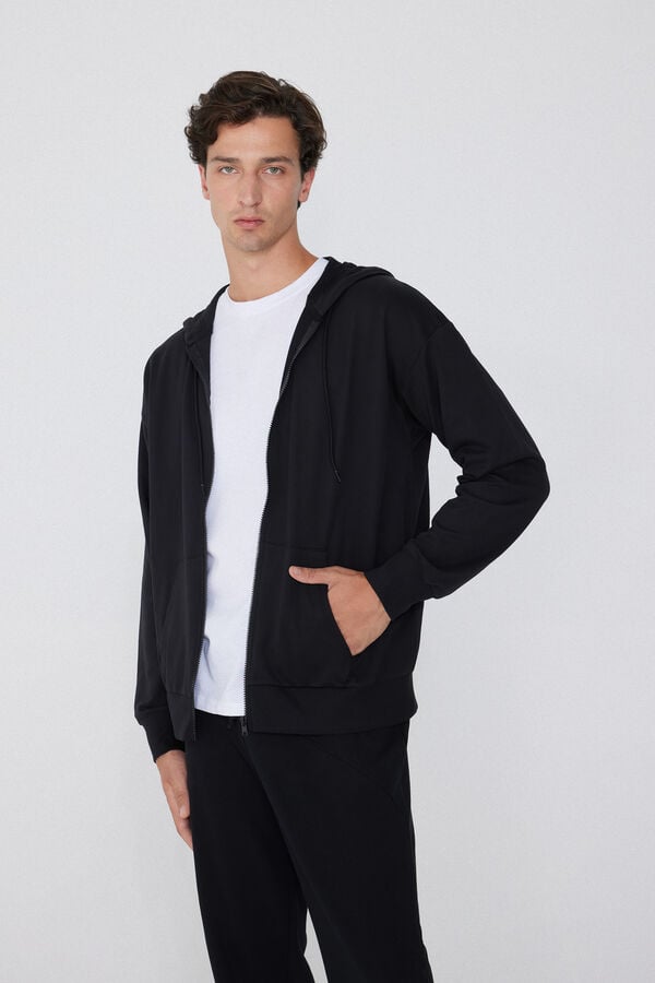 Tezenis Sudadera De Manga Larga Con Cremallera Y Capucha