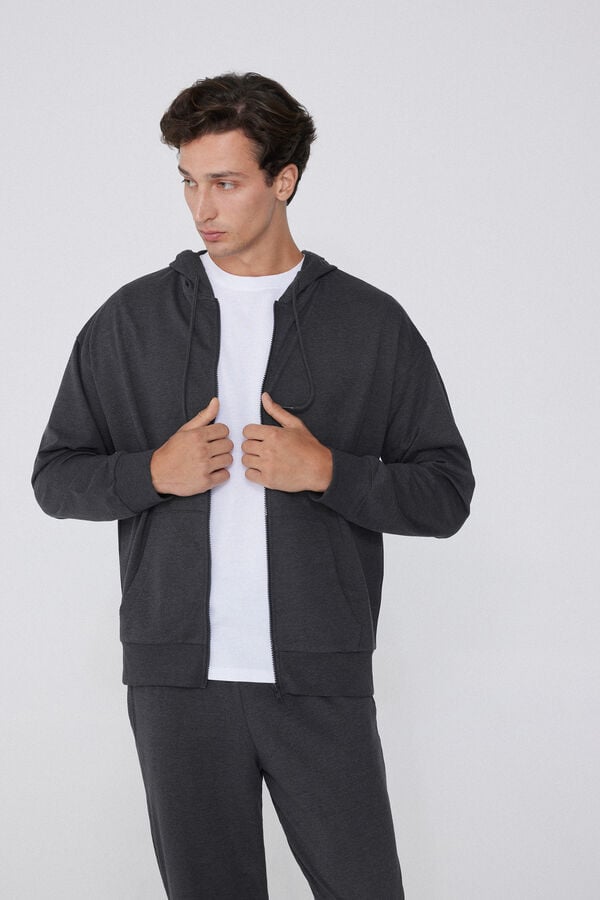 Tezenis Sudadera De Manga Larga Con Cremallera Y Capucha