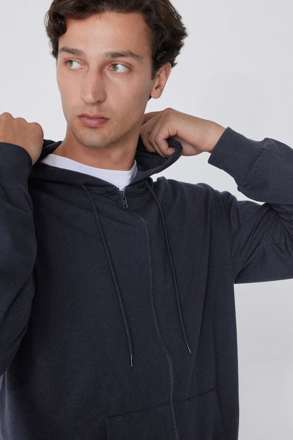 Tezenis Sudadera De Manga Larga Con Cremallera Y Capucha