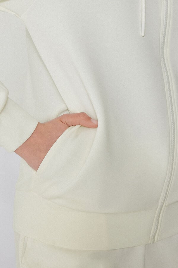 Tezenis Sudadera De Viscosa Suave Con Cremallera Y Capucha