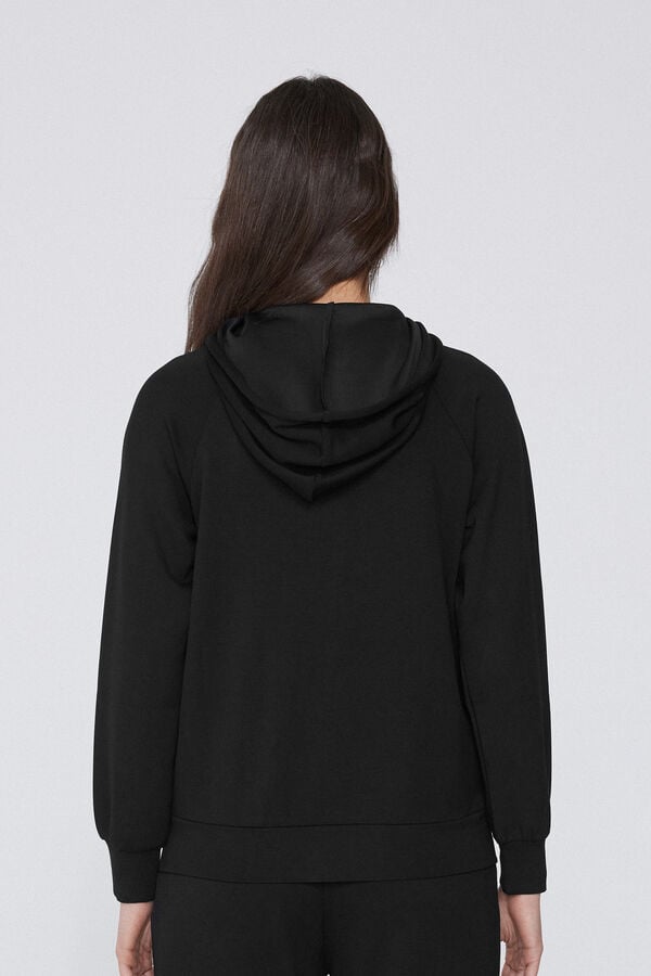 Tezenis Sudadera De Viscosa Suave Con Cremallera Y Capucha