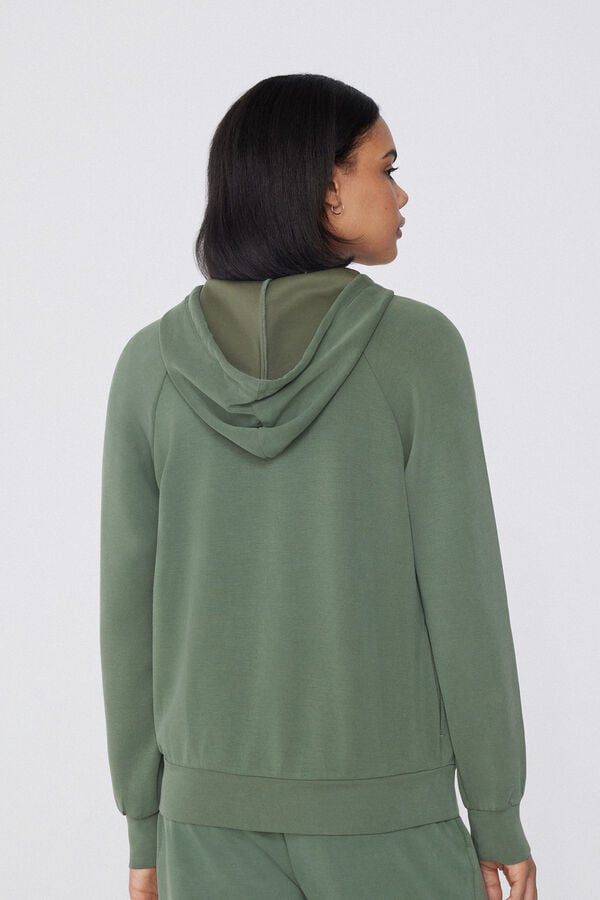 Tezenis Sudadera De Viscosa Suave Con Cremallera Y Capucha