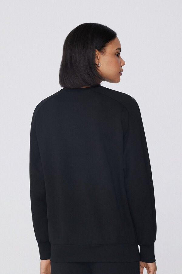 Tezenis Sudadera De Viscosa Suave Con Cuello Redondo