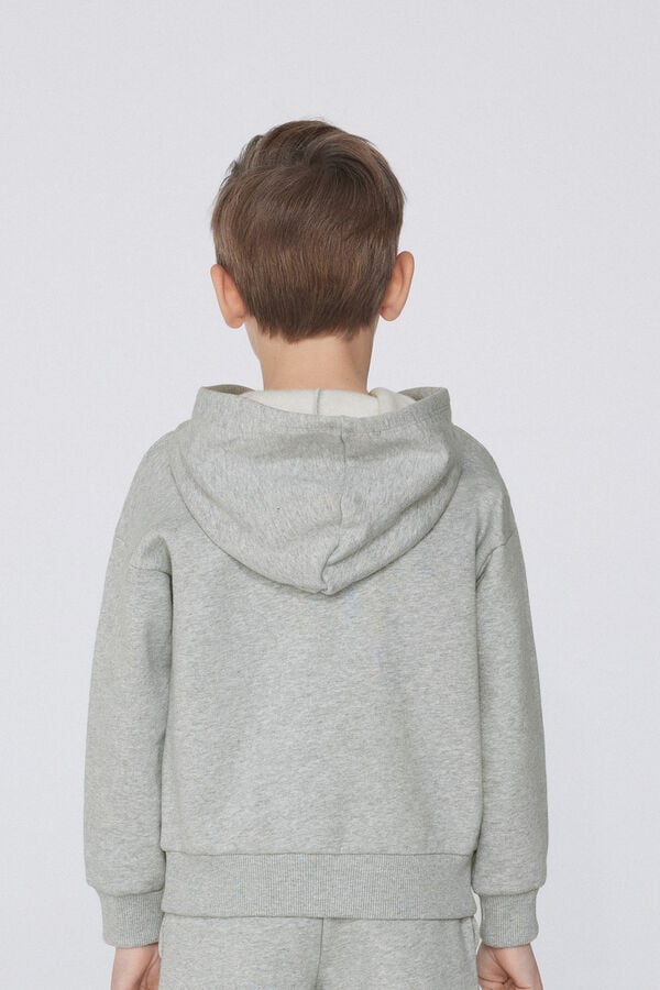 Tezenis Sudadera Gruesa De Manga Larga Con Capucha Y Bolsillo Grande