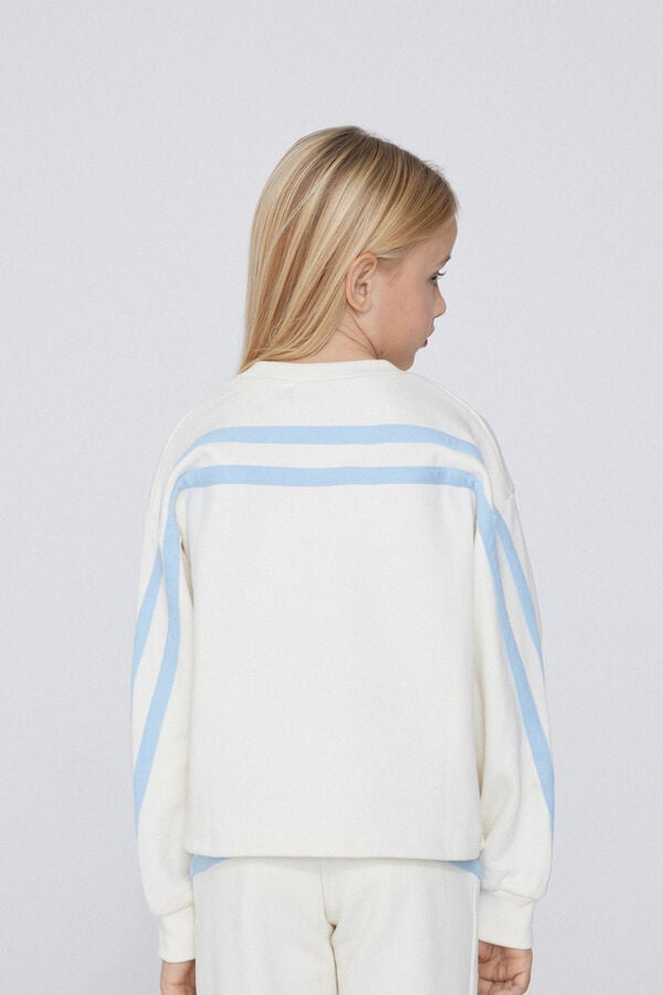 Tezenis Sudadera Gruesa De Manga Larga Con Tiras Laterales