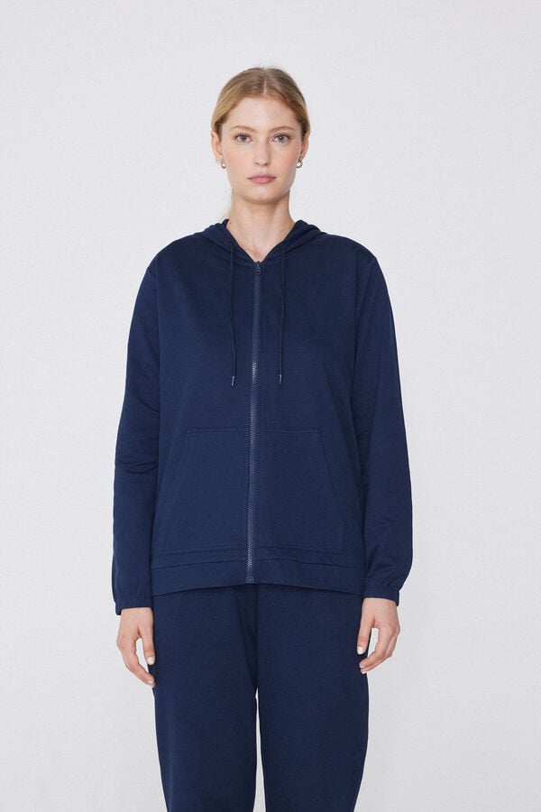 Tezenis Sudadera Ligera Capucha Cremallera Y Cordón