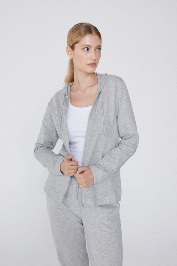 Tezenis Sudadera Ligera Capucha Cremallera Y Cordón