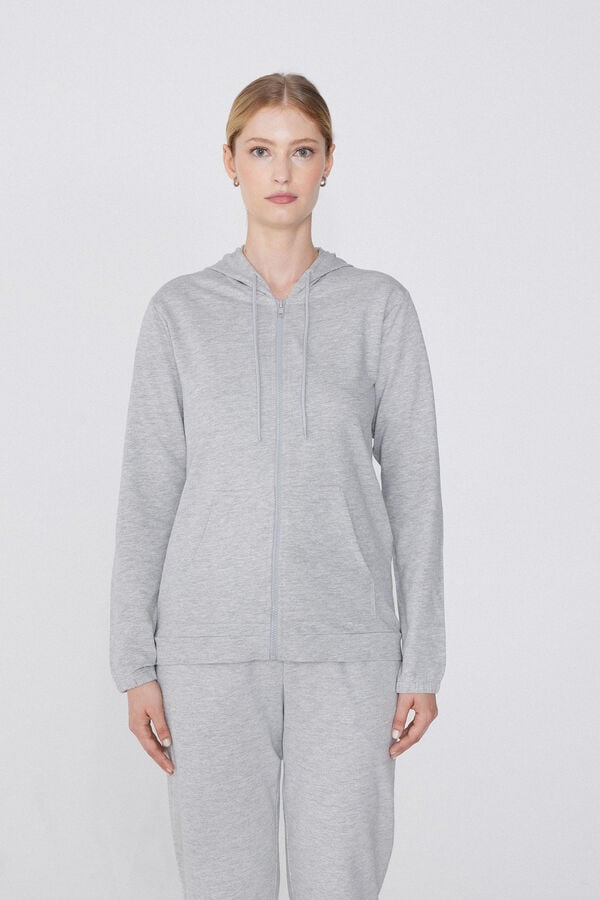 Tezenis Sudadera Ligera Capucha Cremallera Y Cordón