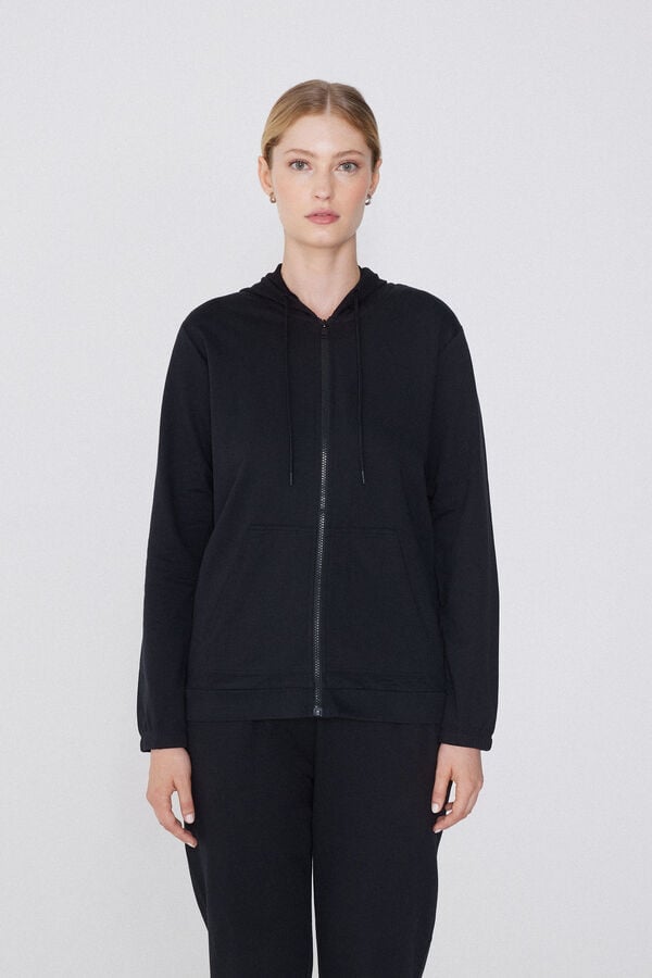 Tezenis Sudadera Ligera Capucha Cremallera Y Cordón