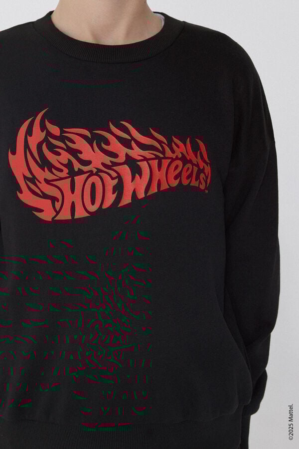 Tezenis Sudadera Manga Larga Con Estampado Hot Wheels Para Niño