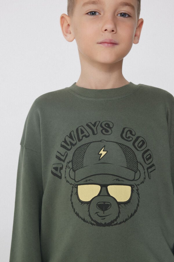 Tezenis Sudadera Manga Larga Con Estampado Para Niño