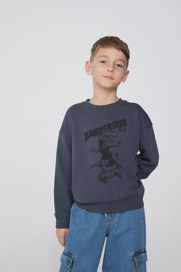 Tezenis Sudadera Manga Larga Con Estampado Para Niño