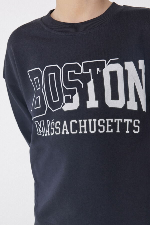 Tezenis Sudadera Manga Larga Con Estampado Para Niño