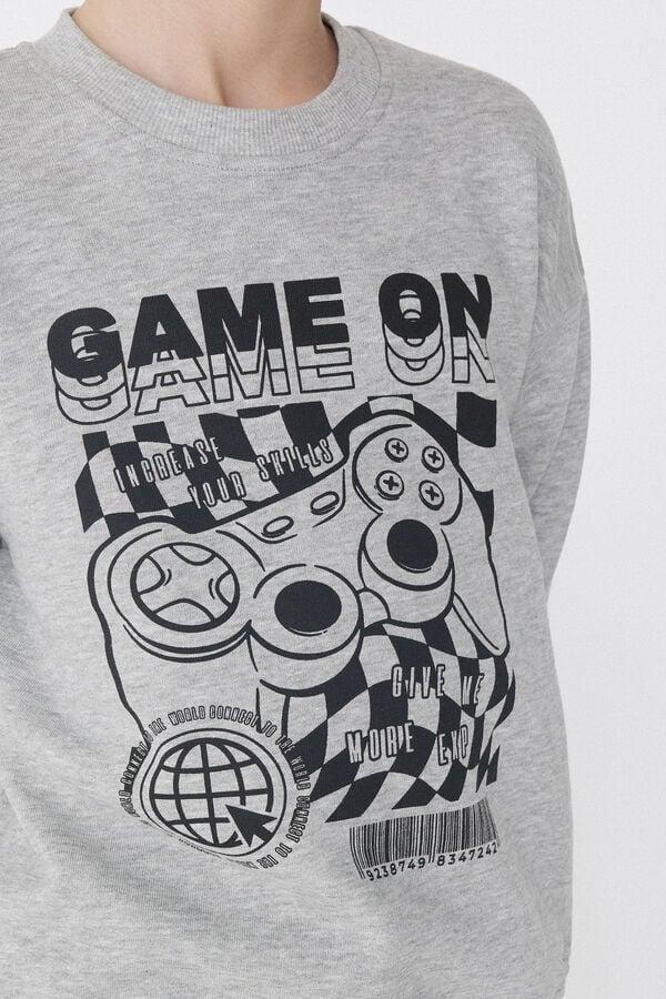 Tezenis Sudadera Manga Larga Con Estampado Para Niño