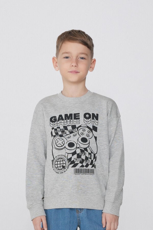 Tezenis Sudadera Manga Larga con Estampado para Niño