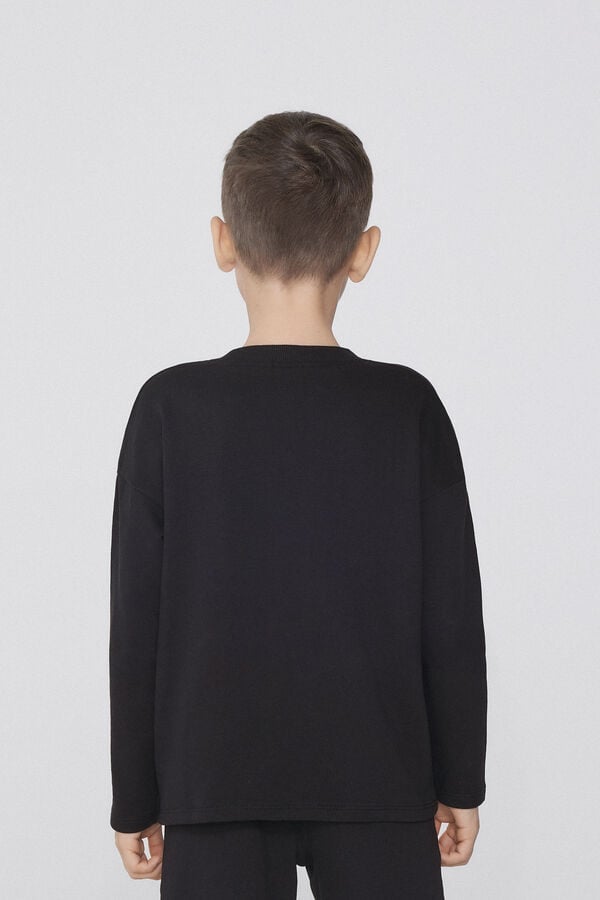 Tezenis Sudadera Manga Larga Cuello Redondo Y Bolsillo Niño