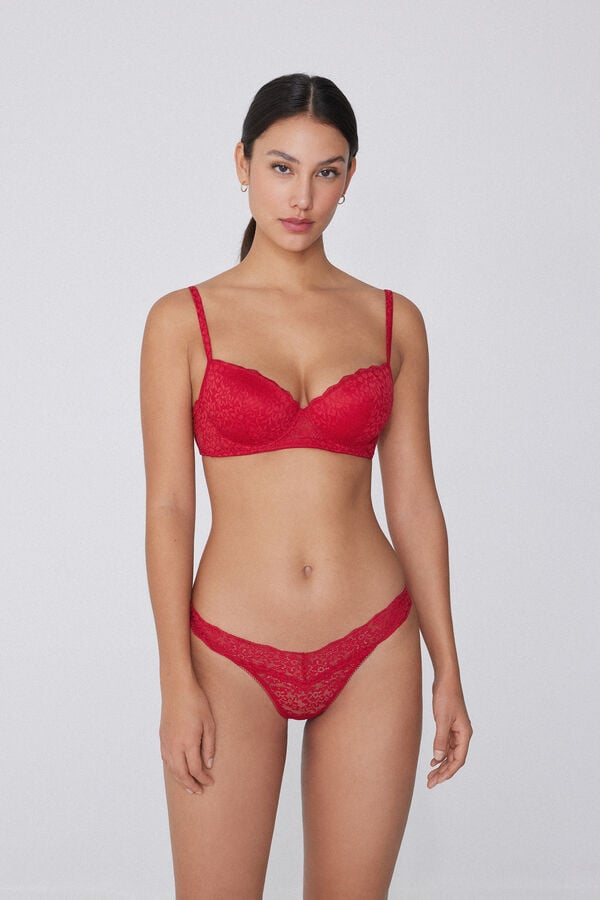 Tezenis Sujetador Balconette Con Relleno Ligero De Encaje Reciclado Wien