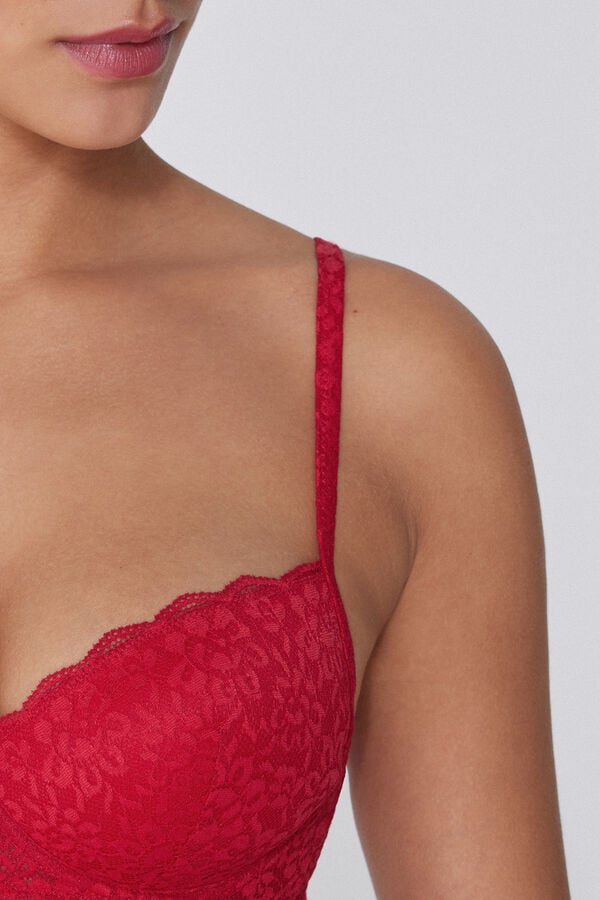 Tezenis Sujetador Balconette Con Relleno Ligero De Encaje Reciclado Wien