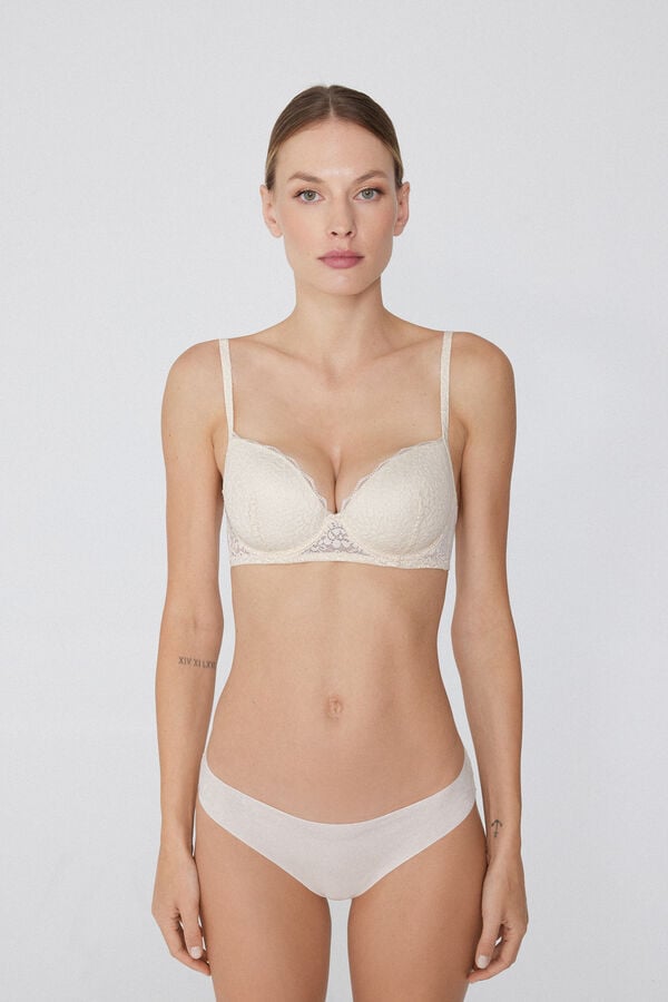 Tezenis Sujetador Balconette Con Relleno Ligero De Encaje Reciclado Wien