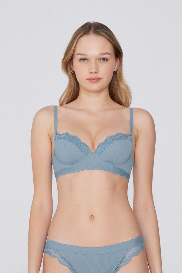 Tezenis Sujetador Balconette con Relleno Ligero Lounge Retreat Wien