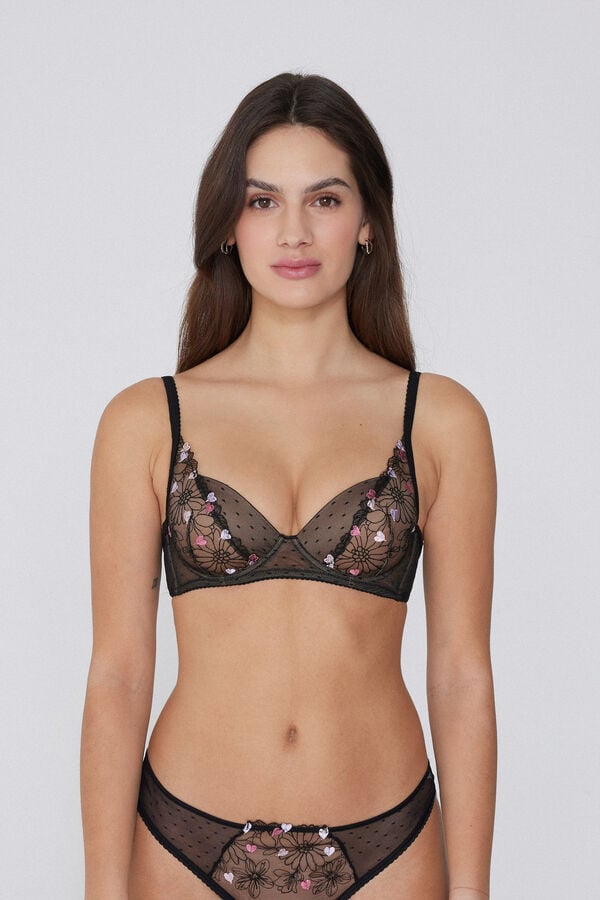 Tezenis Sujetador Balconette con Relleno Ligero Wien Amour Couture