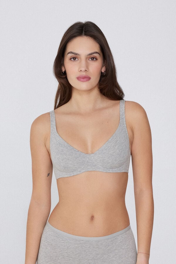 Tezenis Sujetador Balconette de Algodón Orgánico Paris