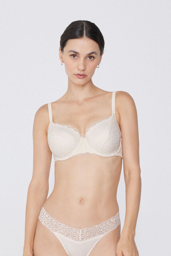 Tezenis Sujetador Balconette de Encaje Reciclado Prague Full Cover
