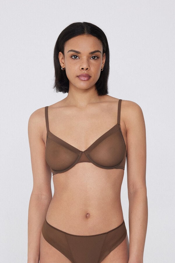 Tezenis Sujetador balconette de tul Paris Essential